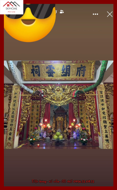 Hoành phi gỗ thờ chữ 